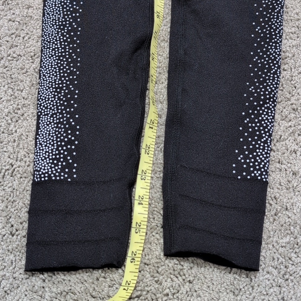 Sculptknit by Fabletics Black Thick Leggings Polka Dot Confetti size XS - Picture 6 of 8